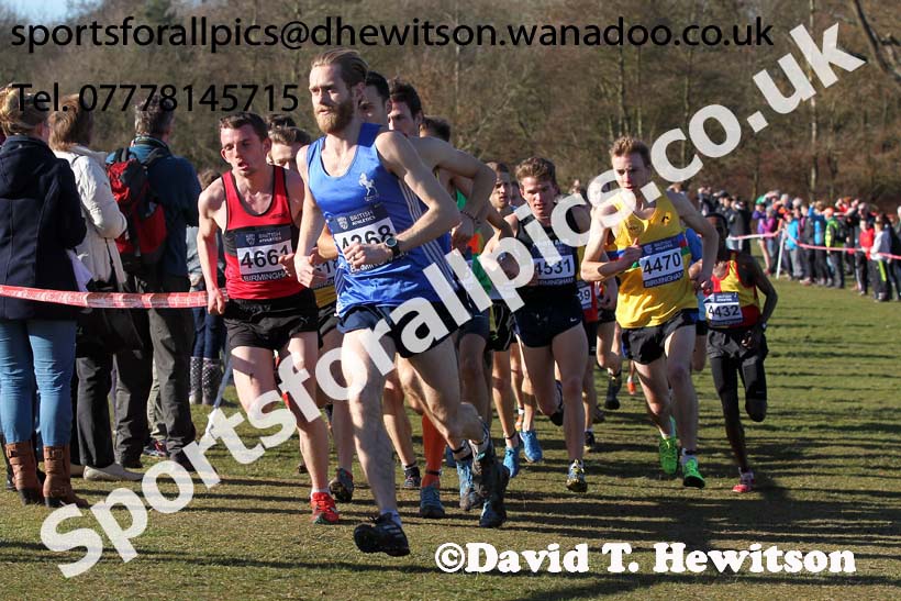 Senior mens Inter Counties Cross Country,  Cofton Park, Birmingham. Photo: David T. Hewitson/Sports for All Pics